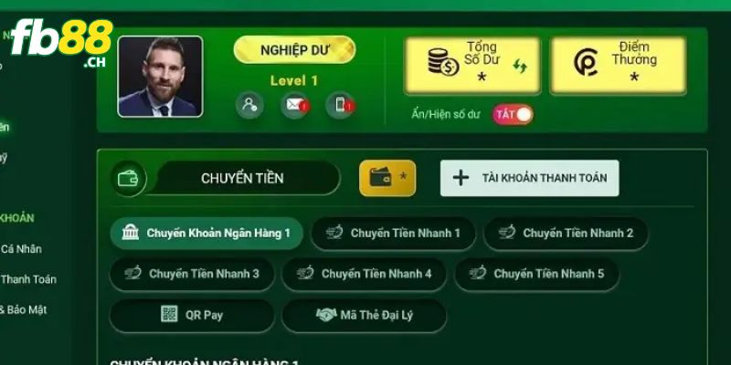 nap tien fb88 phuong thuc
